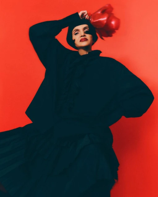 Farida Khelfa - Dior Red