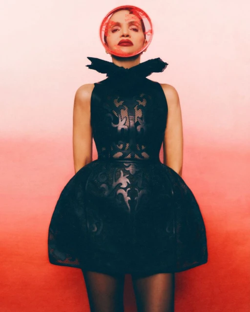 Farida Khelfa - Dior Red