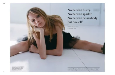 No Need to Hurry. No need to sparkle. No need to be anybody but yourself