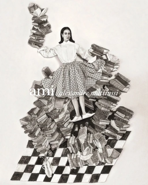 Ami Spring-Summer 2025 by Szilveszter Mako: Sarah Paulson